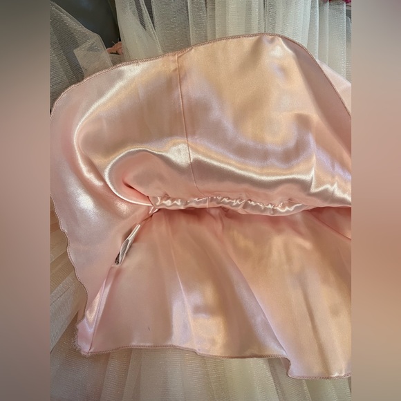 American Princess Pink Formal Easter Flower Girl Party Layered Dress Size 5 NWT - Picture 9 of 14